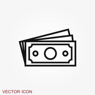 Web ve mobil UI için kullanılacak para simgesi, temel UI para unsurları kümesi