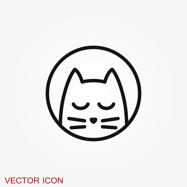 Cat Icon icon minimal isolated white minimalistic kitty Stock Vector by  ©moleks 111406994