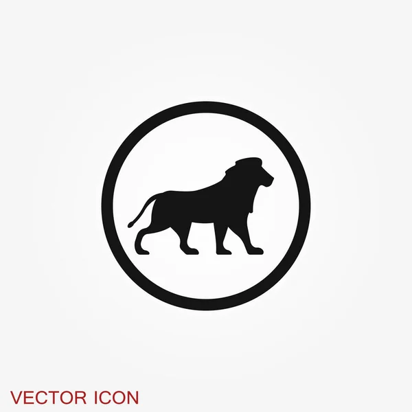 Abstract Lion Vector Logo Icon Concept Key Ideas Business Design — Stock Vector