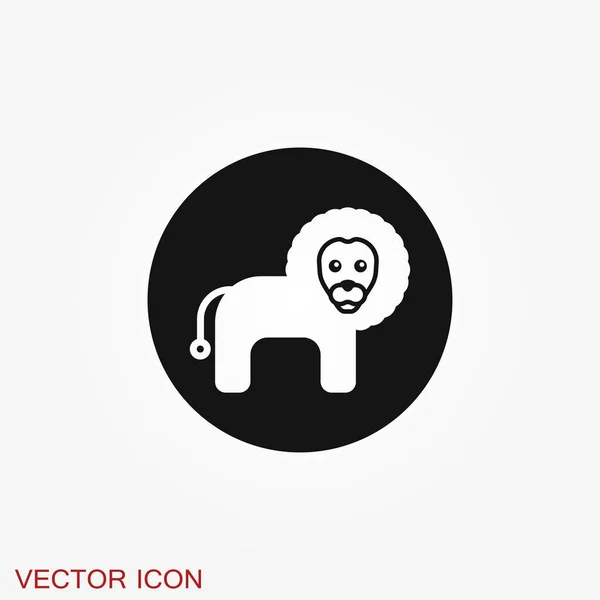 Abstraktes Löwenvektor Logo Icon Konzept Schlüsselideen Sind Business Design — Stockvektor