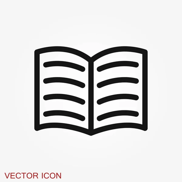 Icône Magazine Vecteur Magazine Symbole Journal — Image vectorielle