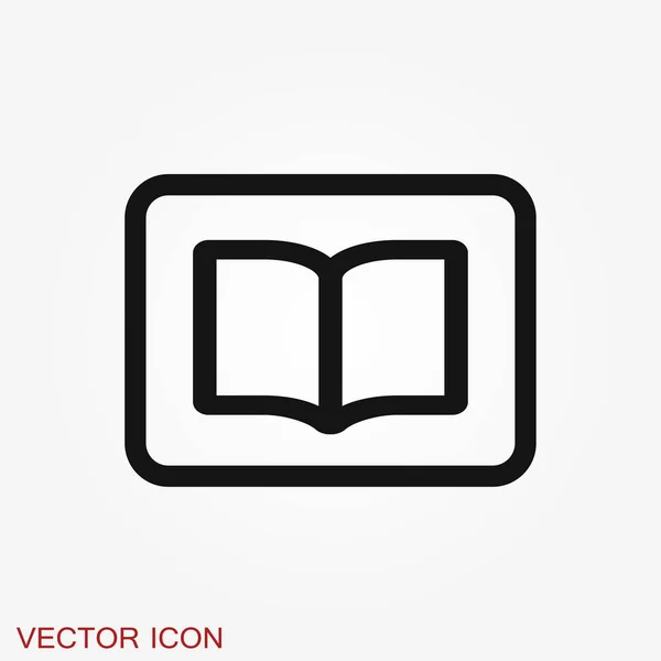 Icône Magazine Vecteur Magazine Symbole Journal — Image vectorielle