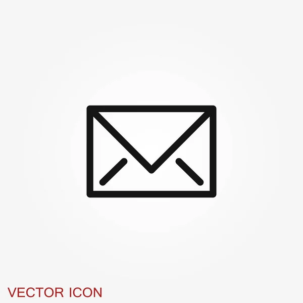 Ikona Pošty Ilustrace Izolovaná Pro Grafický Webový Design — Stockový vektor