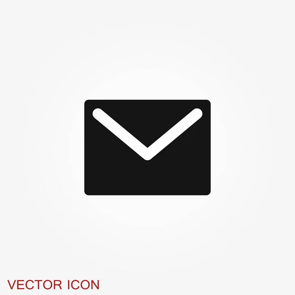 Mail Symbol Illustration Isoliert Für Grafik Und Webdesign — Stockvektor