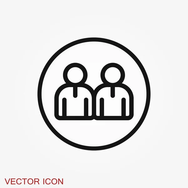 Ikona Schůzky Ikony Řízení Lidských Zdrojů — Stockový vektor