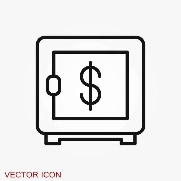 Ícone Dinheiro Para Usar Web Móvel Conjunto Elementos Básicos Dinheiro — Vetor de Stock