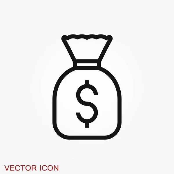 Money Icon Use Web Mobile Set Basic Money Elements — Stock Vector