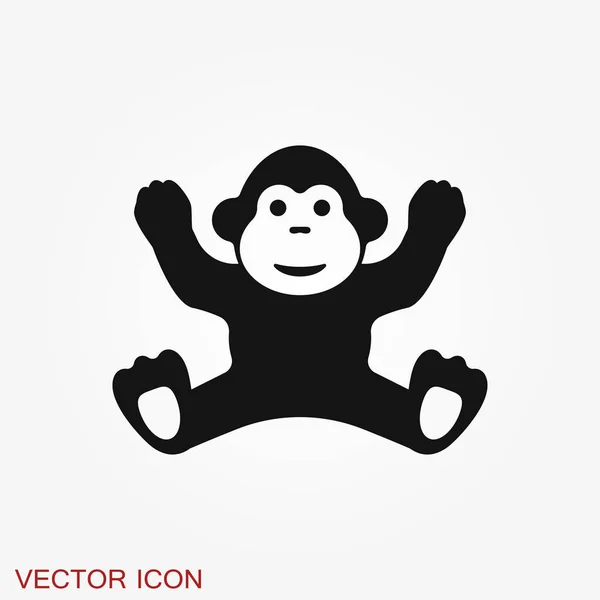 Vector Icono Mono Aislado Fondo — Vector de stock