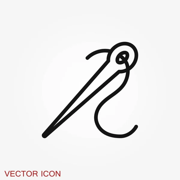 Nålikon Eller Logotyp Vektor Sysymbol Eller Element För Design — Stock vektor