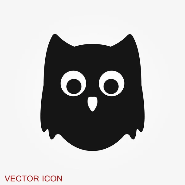 Ikona Sovy Vektorové Obrázky Sovy — Stockový vektor