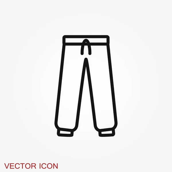 Icono Pantalones Iconos Vectores Relleno Sólido — Vector de stock