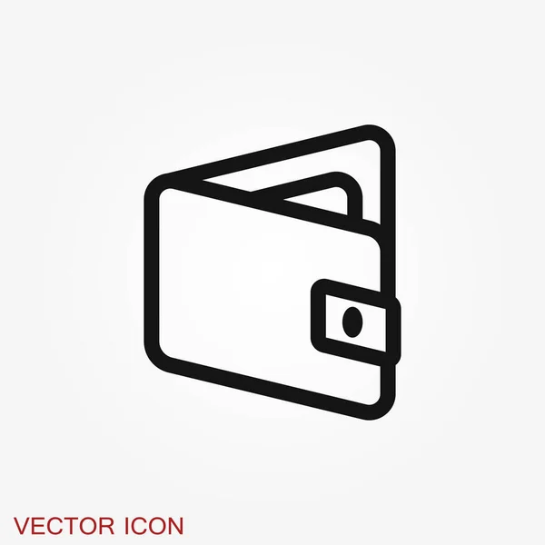 Icône Vectorielle Sac Main Symbole Portefeuille Pour Conception Votre Site — Image vectorielle
