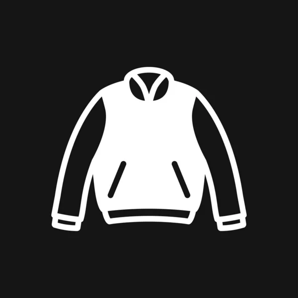 Jacket Icon Clothes Icon Vector Background — Stock Vector