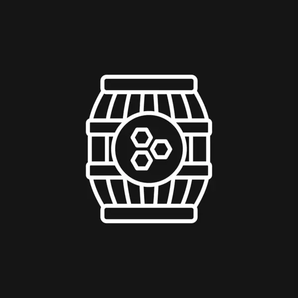 배경에 캡분리 Jar Vector Icon — 스톡 벡터