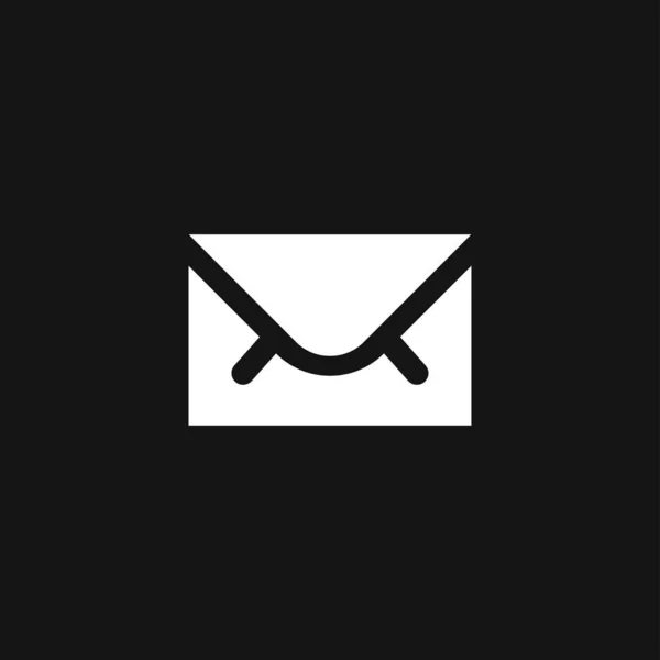 Mail Symbol Illustration Isoliert Für Grafik Und Webdesign — Stockvektor