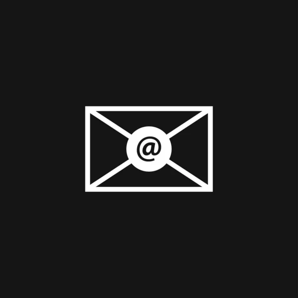 Mail Symbol Illustration Isoliert Für Grafik Und Webdesign — Stockvektor