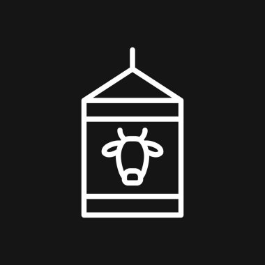 Taze doğal gıda tasarımı için süt ikonu ürünleri ve sembolleri