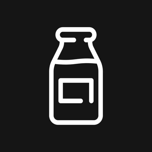 Produkty Ikony Mleka Symbole Dla Świeżych Naturalnych Wzorów Żywności — Wektor stockowy