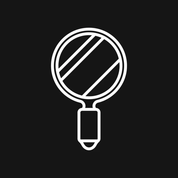 Icona Speculare Isolata Sullo Sfondo Design Banner Badge Logo Illustrazione — Vettoriale Stock