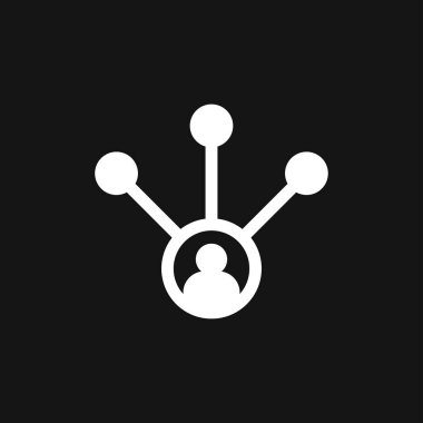 Ağ simgesi vektörü, hesaplama ve bilgisayar ağı sembolü