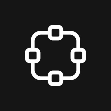 Ağ simgesi vektörü, hesaplama ve bilgisayar ağı sembolü