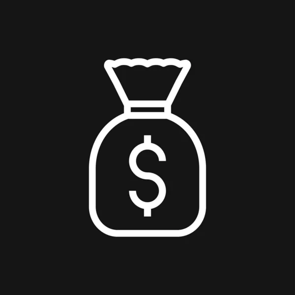 Ícone Dinheiro Para Usar Web Móvel Conjunto Elementos Básicos Dinheiro —  Vetores de Stock