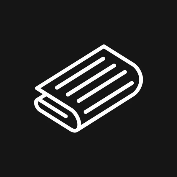 Tidningsikonen Symbol För Nyheter Platt Design — Stock vektor