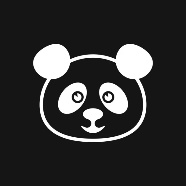 熊猫的图标 熊猫的矢量图像 — 图库矢量图片