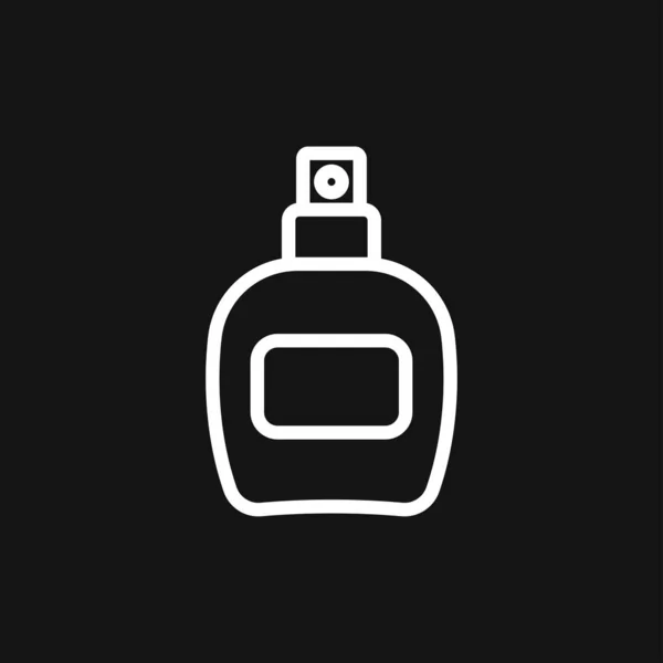香水图标 采用矢量分离轮廓 化妆品香水瓶等简单形状 — 图库矢量图片