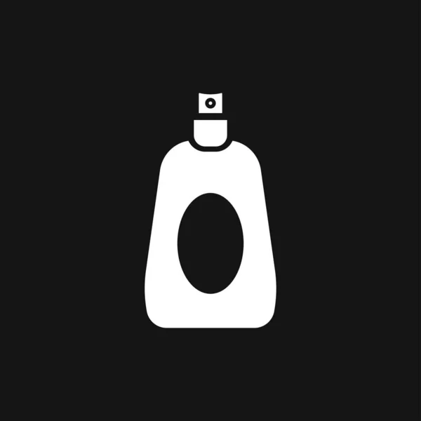 Значок Духов Векторный Изолированный Силуэт Косметика Бутылки Духи Простые Формы — стоковый вектор