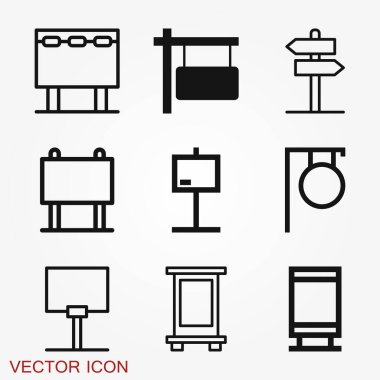 İmza simgesi. Tabela düz sembol. Görüntü izole vektör işareti