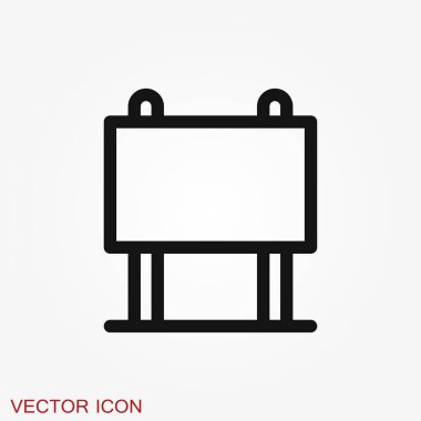 İmza simgesi. Tabela düz sembol. Görüntü izole vektör işareti