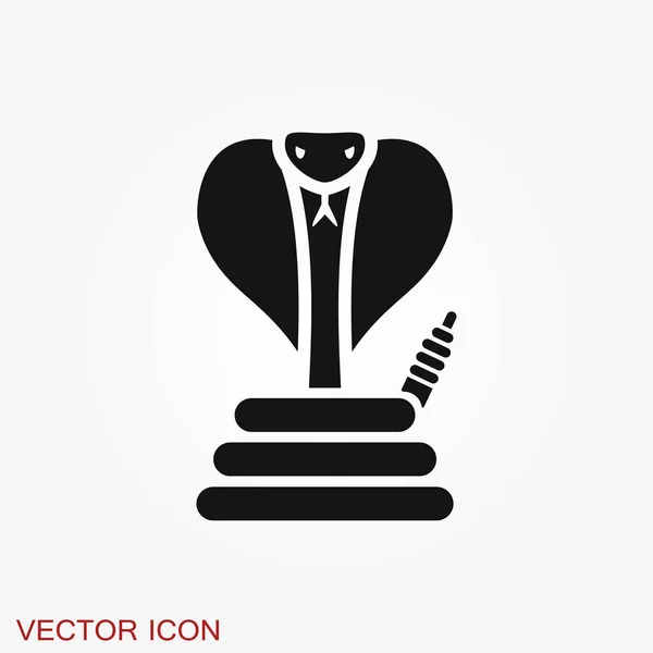 Snake Icon Animal Symbol Isolated Background — Stock Vector