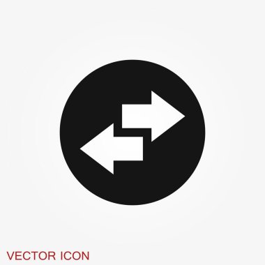 Aktarım simgesi. Para simgesi arkaplanda izole edildi.