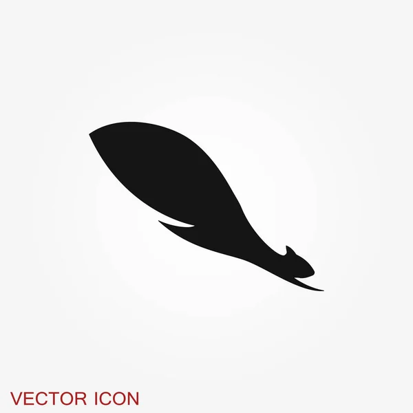 Icono Ardilla Aislado Fondo — Vector de stock