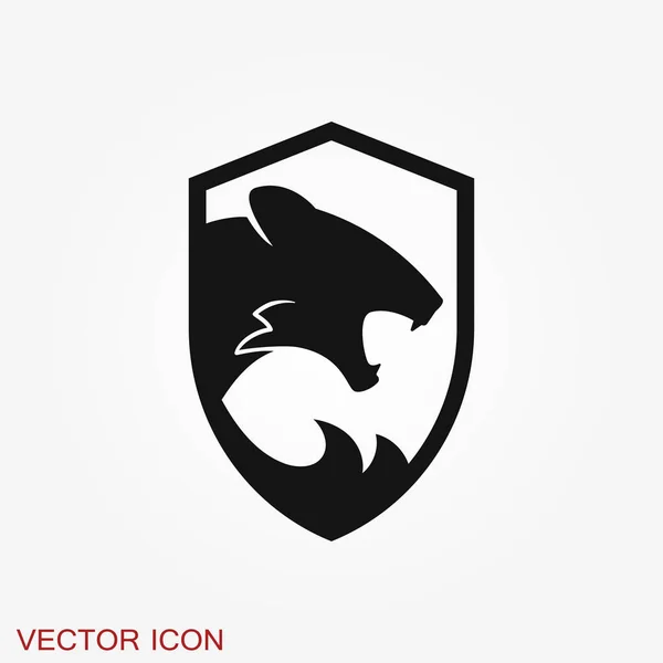 Icono Del Tigre Símbolo Aislado Fondo — Vector de stock