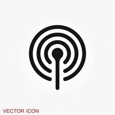 Karı simgesi. Bilgisayar ve ağ bağlantıları arkaplanda izole edilmiş sembol.