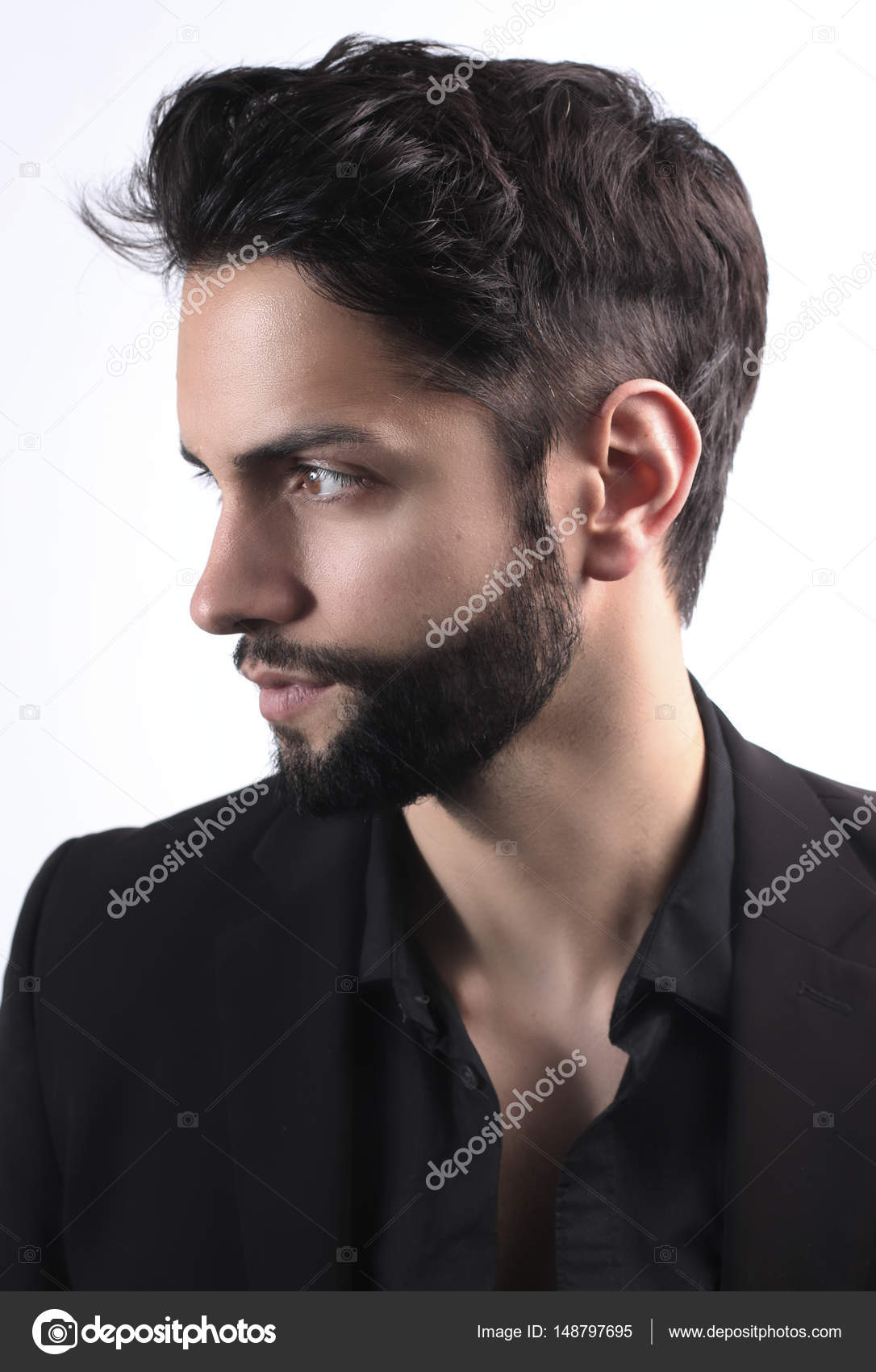 Side view portrait of stylish young man with a modern hairstyle Stock Photo by ©rdrgraphe 148797695 Side view portrait of stylish young man with a modern hairstyle Stock Photo by ©rdrgraphe 148797695