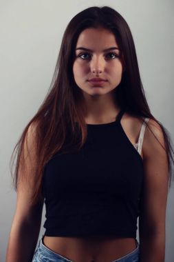 güzel genç kız poz 