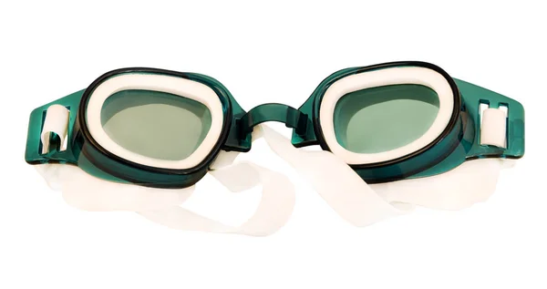 Brýle pro plavání izolované na bílém pozadí — Stock fotografie