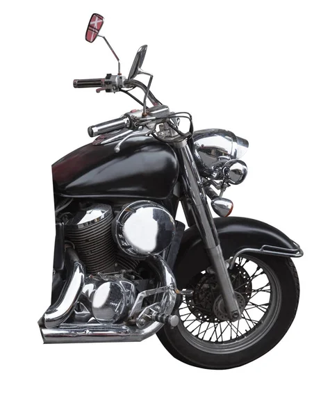 izole ön tekerlek siyah motosiklet