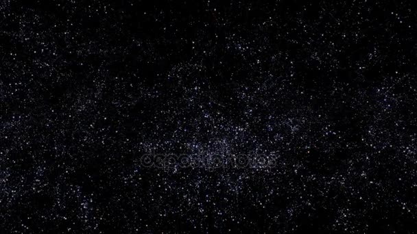 Espacio con estrellas — Vídeo de stock