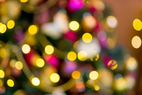 Neujahr Hintergrund in lila und goldenen Farben. Bokeh — Stockfoto