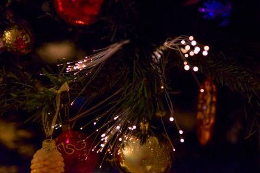 Noel ışıkları arka planı