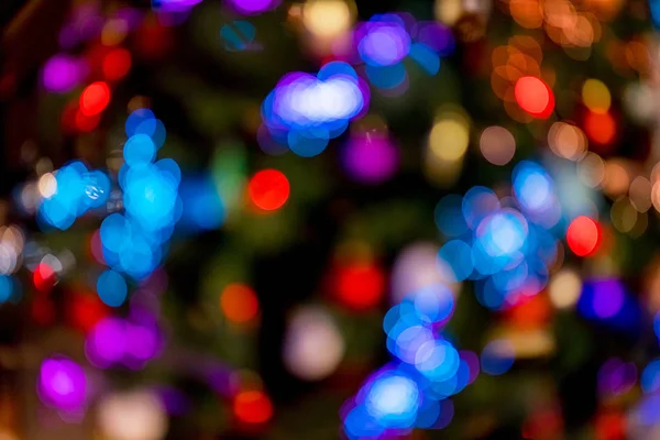 Fondo luces de Navidad — Foto de Stock