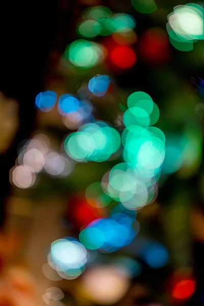 Fond lumières de Noël — Photo