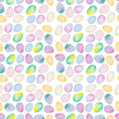 Paskalya yumurta desen suluboya