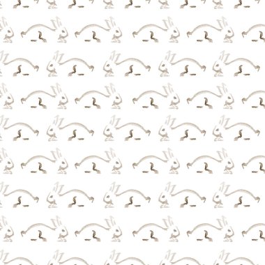 suluboya tavşan deseni