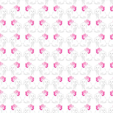 suluboya tavşan deseni