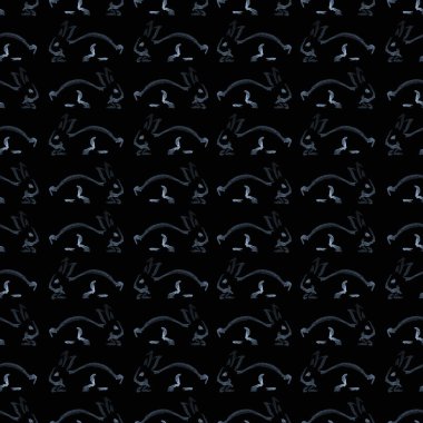 suluboya tavşan deseni